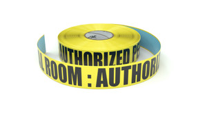 Electrical Room : Authorized Personnel Only - Inline Printed Floor Marking Tape