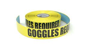 Goggles Required - Inline Printed Floor Marking Tape