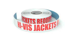 Hi-Vis Jackets Required - Inline Printed Floor Marking Tape