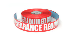 Top Secret Clearance Required Beyond This Point - Inline Printed Floor Marking Tape