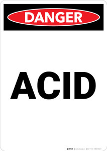 Acid - Portrait Wall Sign