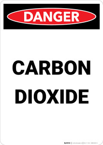 Carbon Dioxide - Portrait Wall Sign