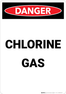 Chlorine Gas - Portrait Wall Sign