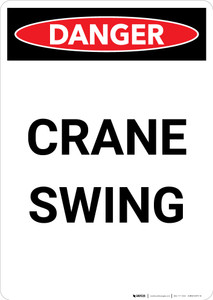 Crane Swing - Portrait Wall Sign