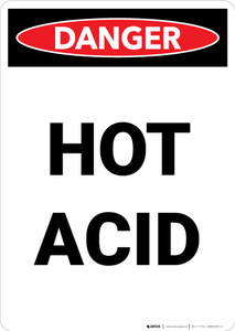 Hot Acid - Portrait Wall Sign