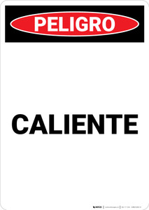 Hot Spanish - Portrait Wall Sign