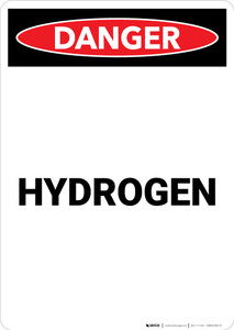 Hydrogen - Portrait Wall Sign