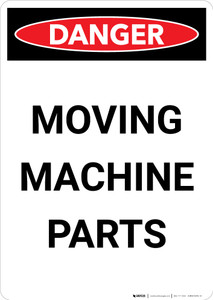 Moving Machine Parts - Portrait Wall Sign