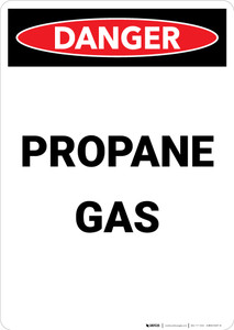 Propane Gas - Portrait Wall Sign