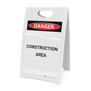Construction Area - A-Frame Sign Construction Area - A-Frame Sign