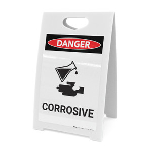 Corrosive With Icon - A-Frame Sign