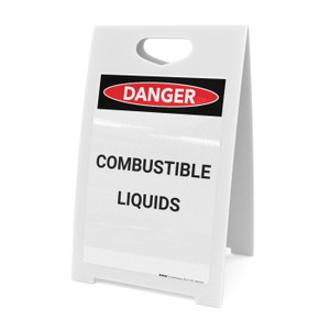 Flammable Explosive Liquids - A-Frame Sign
