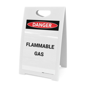 Flammable Gas - A-Frame Sign