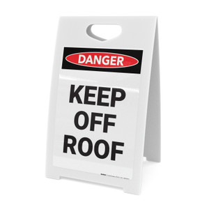 Keep off Roof - A-Frame Sign