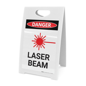 Laser Beam - A-Frame Sign