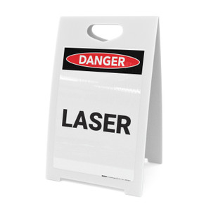 Laser - A-Frame Sign