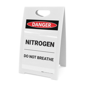 Nitrogen Do Not Breath - A-Frame Sign