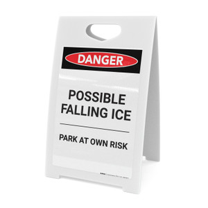 PPE Eye Protection Area - A-Frame Sign