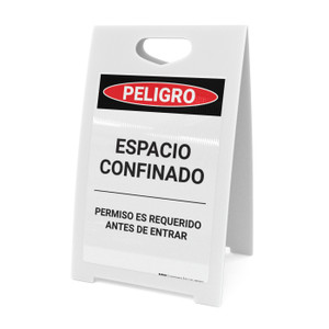 Spanish Permit Required - A-Frame Sign