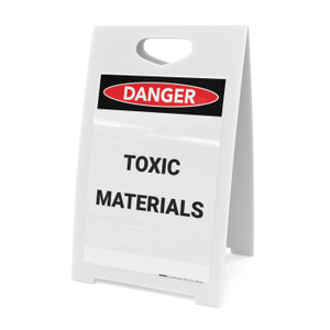 Toxic Materials - A-Frame Sign