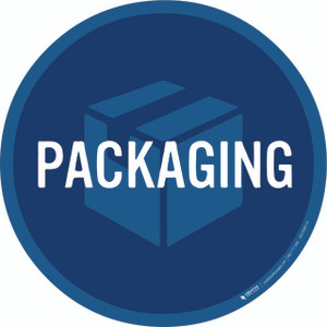 Packaging Floor Sign