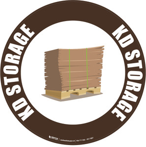 KD Storage Floor Sign