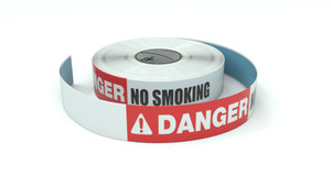 Danger: No Smoking - Inline Printed Floor Marking Tape
