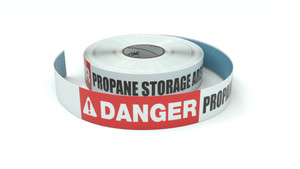 Danger: Propane Storage Area - Inline Printed Floor Marking Tape
