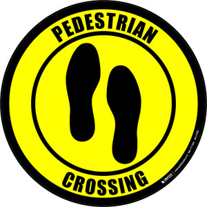 Pedestrian Crossing (Foot Prints) Floor Sign Pedestrian Crossing (Foot Prints) Floor Sign