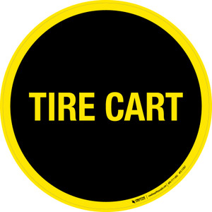 Tire Cart Floor Sign