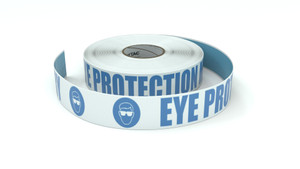 ANSI: Eye Protection Mandatory - Inline Printed Floor Marking Tape