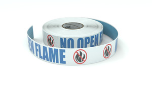 ANSI: No Open Flame - Inline Printed Floor Marking Tape