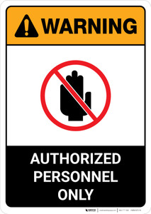 authorized personnel only sign pdf