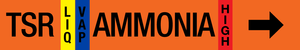 Ammonia Label - Thermosyphon Return