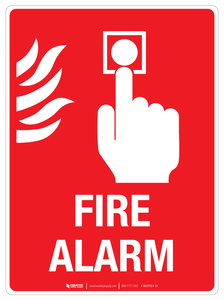 Fire Alarm - Wall Sign
