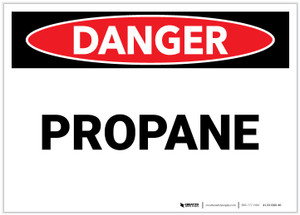 Danger: Propane - Label