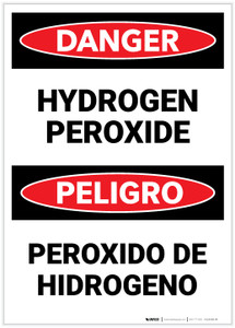 Danger: Hyrdrogen Peroxide - Label