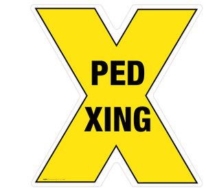 Pedestrian Crossing - Floor Sign Pedestrian Crossing - Floor Sign