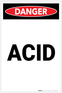 Danger: Acid Portrait - Label