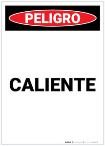 Danger: Hot Spanish Portrait - Label