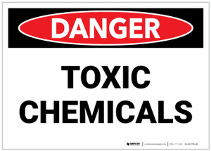 Danger: Toxic Chemicals - Label
