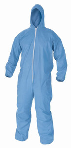 Kleenguard A60 Coverall with Hood for Blood and blood born Pathogens Kleenguard A60 Coverall with Hood for Blood and blood born Pathogens