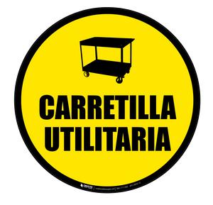Carretilla Utilaria (Floor Cart) - Floor Sign