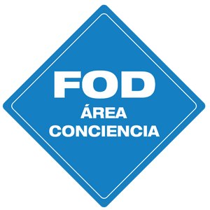 FOD Área Conciencia (FOD Awareness Area) - Floor Sign FOD Área Conciencia (FOD Awareness Area) - Floor Sign
