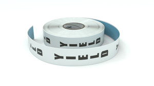 Traffic: Yield Vertical - Inline Printed Floor Marking Tape Traffic: Yield Vertical - Inline Printed Floor Marking Tape