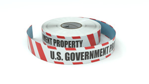 Restricted Area: U.S. Government Property - Inline Printed Floor Marking Tape Restricted Area: U.S. Government Property - Inline Printed Floor Marking Tape
