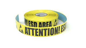 ESD: Attention! ESD Area - Inline Printed Floor Marking Tape ESD: Attention! ESD Area - Inline Printed Floor Marking Tape