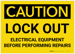 electrical equipment labels