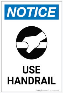 Notice: Universal Waste Storage Area Portrait - Label