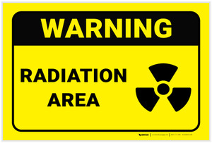 Warning: Radiation Area - Label